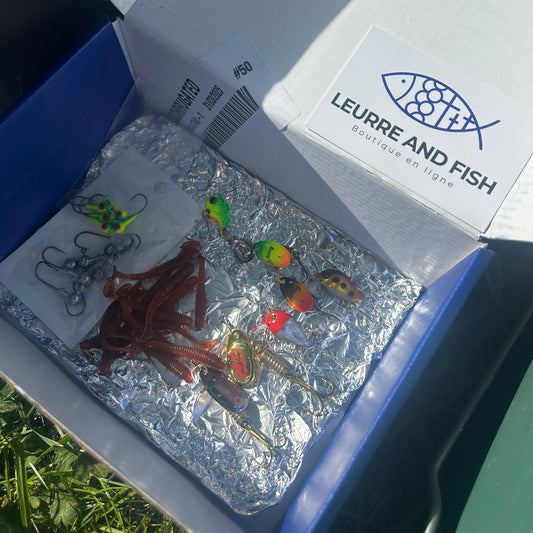box de peche leurre and fish